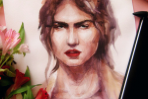 Акварельный портрет