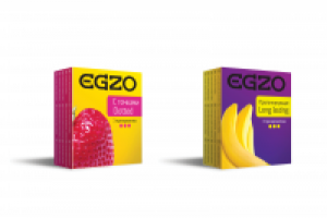 Дизайн упаковки для презервативов "EGZO"