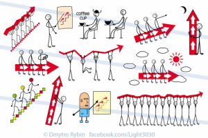 Векторные рисунки. Метафоры бизнеса и мотивации