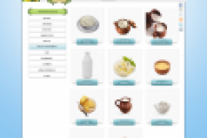 Дизайн сайта-каталога молочных продуктов