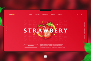 Концепт главного экрана | Fresh juice