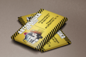 Визитка для крановщика