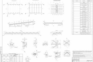 Навес для пандуса автостоянки, КМ