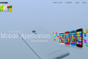 landing for mobile apps devlopement company