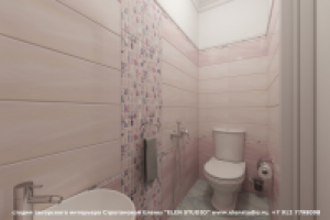 Интерьер, который НРАВИТСЯ! Санузел - туалет, вид 1.