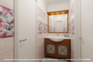 Интерьер, который НРАВИТСЯ! Санузел - зона мойки, вид 2.