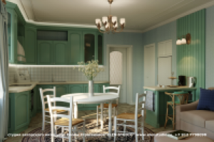 Интерьер, который НРАВИТСЯ! Кухня-столовая, вид 1.