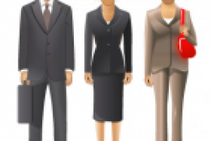 Люди в деловых костюмах