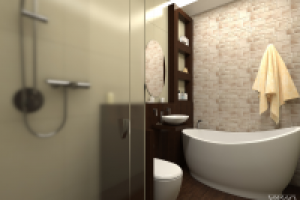 Ванная в стиле хай-тек