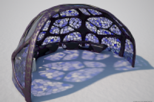 Беседка в стиле “Бионика”