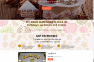 Сайт по продаже кондитерских изделий