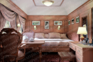 Интерьер купе вагона повышенной комфортабельности