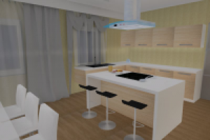 Обеденная зона в частном доме