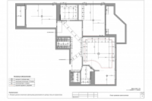Пример схемы привязки светильников