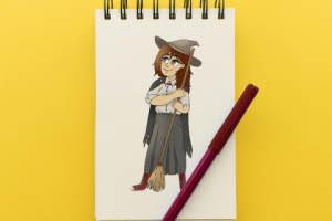 Векторная ведьмочка