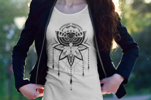 Векторная сова в стиле Бохо