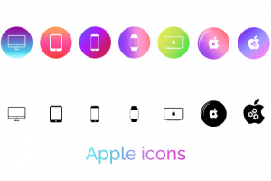 Иконки в стиле Apple