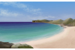 Пляжный пейзаж