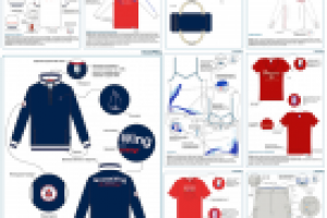 Разработка подробных эскизов коллекции яхтенной одежды GooseWing