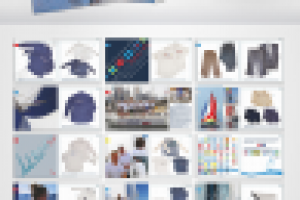 Дизайн и верстка каталога коллекции одежды GooseWing 2012