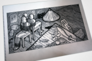 Эскиз к обложке музыкального диска