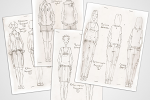 Предварительные эскизы коллекции яхтенной одежды GooseWing