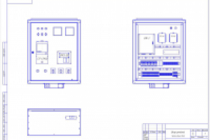 Компоновка аппаратуры РЗА в релейном шкафу