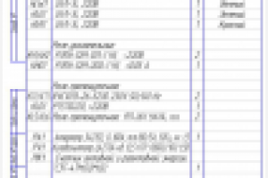 Перечень элементов