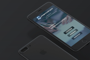 Landing page for phone