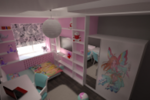 дизайн детской комнаты для девочки
