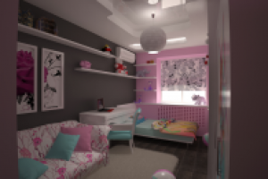 дизайн детской комнаты для девочки