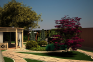 дизайн частного сада ст. Полтавская Краснодарский край