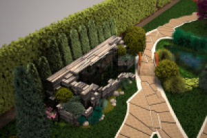 дизайн частного сада ст. Полтавская Краснодарский край