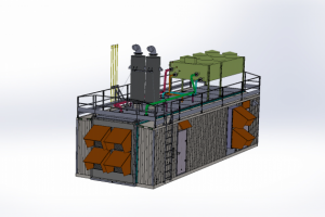 Блочно-модульная газопоршневая электростанция 2145 кВА