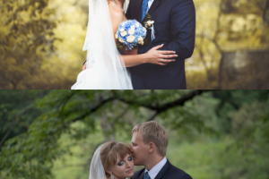 Цветокоррекция свадебного фото