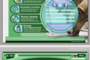 Окно регистрации для соцсети посвященной животным