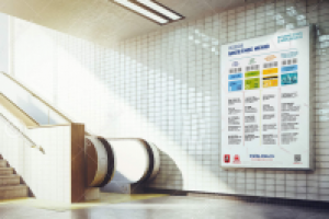 плакат метро