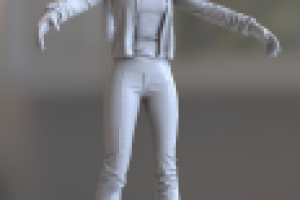 лоу поли + карты ао и нормал