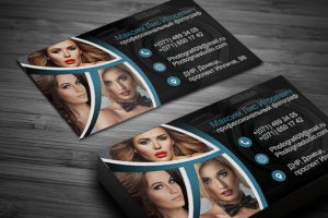 визитка фотографа