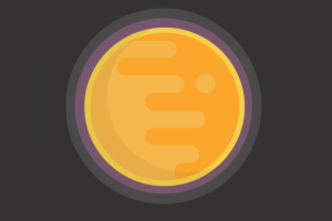 Планета flat-style (отдельно)