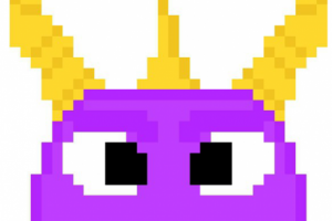 Пиксель-арт Спайро