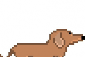 Пиксель-арт - Такса