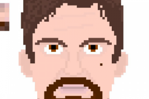 Пиксель-арт - Винсент из игры A Way Out