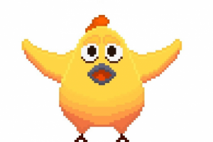 Пиксель-арт - Цыпленок из игры Realm Royale