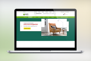 Дизайн сайта магазина мебели "МД"