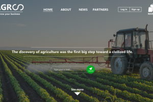 "Agroo" StartUp website design