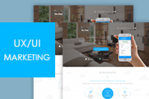 Лендинг функционала мобильного приложения "Your Helper"