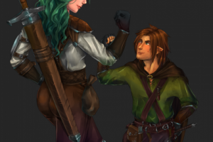 Сайори и Калеб