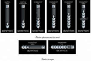 Концепция этикеток для шампуней для роста волос. Основной задаче