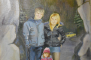 Семейный портрет холст/масло